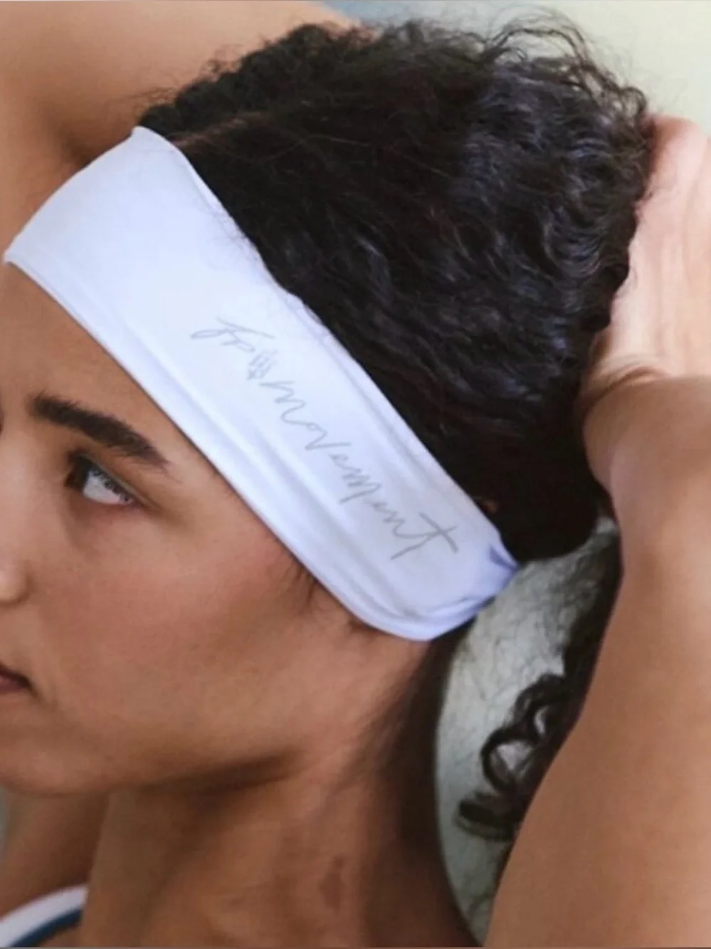 Free People Tie Game Soft Headband. NWT. White.